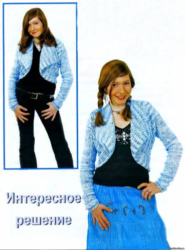 вязание орнамента на спицах другого цвета